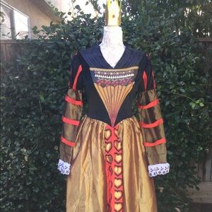 Red queen Alice wonderland looking glass costume